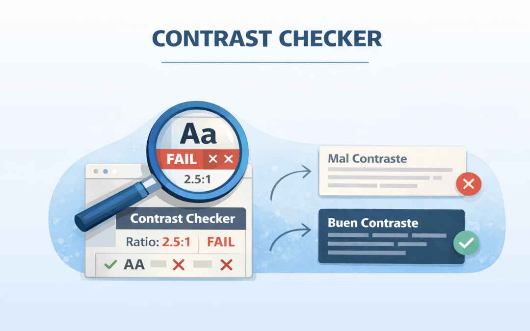 Contrast Checker en diseño web: la herramienta silenciosa que define si tu web funciona o no