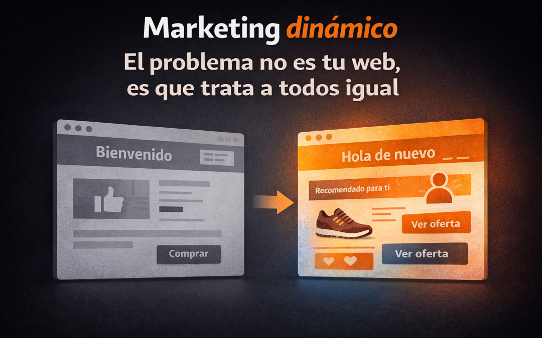 Marketing dinámico el problema no es tu web, es que trata a todos igual
