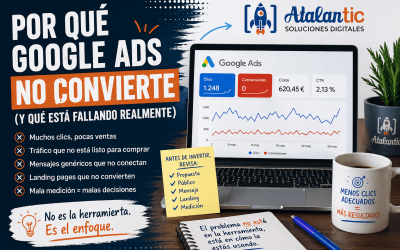 Por qué Google Ads no convierte en tu negocio